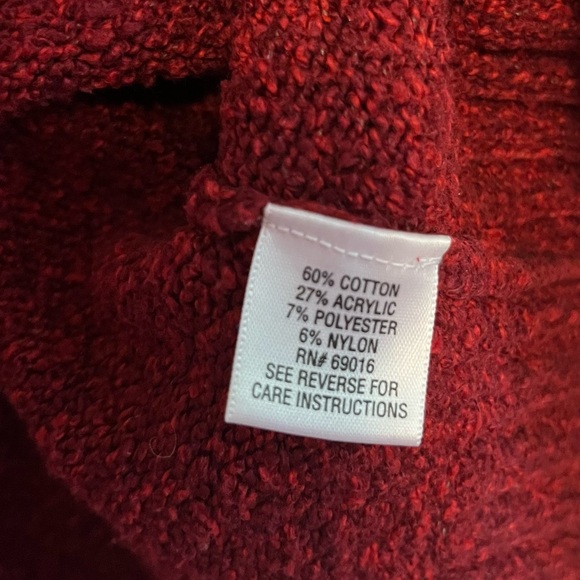 Studio Works Red Sweater - Picture 9 of 9